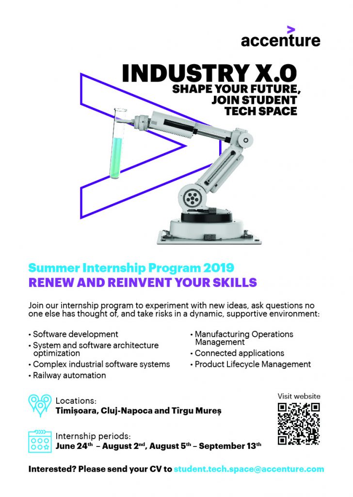 Accenture Summer Internship 2019 Facultatea de Matematică și Informatică