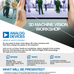 Analog Devices Workshops: 3D-Machine Vision and Embedded Software