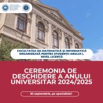 Deschiderea festivă a anului universitar 2024-2025