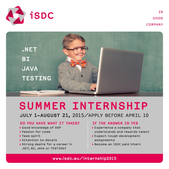 ISDC Internship 2015