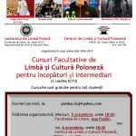 Cursuri facultative gratuite de Limba şi Cultura Poloneză pentru începători şi intermediari la UBB