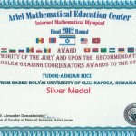 Medalii de argint obţinute de reprezentanţii facultăţii noastre la a 8-a ediţie a International Internet Mathematical Olympiad, runda finală